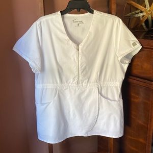 Butter-soft scrub top